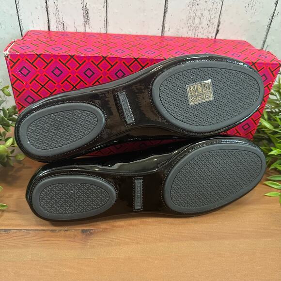 Tory Burch Minnie Travel Patent Leather Ballet Flats Size 5.5 - Picture 7 of 7